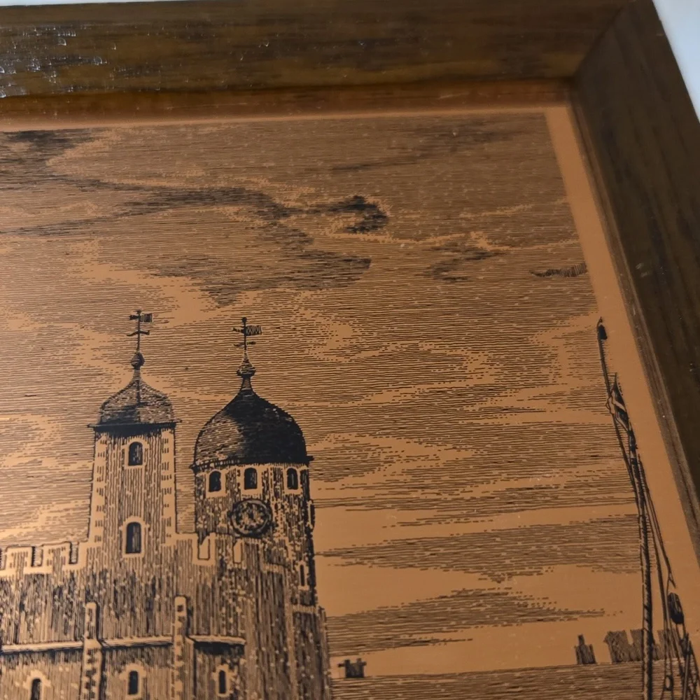 Tower of London Wall Art Copper Etching Etchmaster Original Vintage